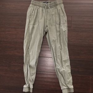 Army Green High Rise Hollister Jogger Pant
